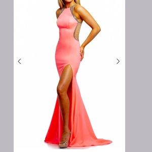 Johnathan Kayne Coral Prom Pageant Dress Size 0